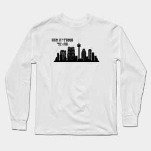 San Antonio Texas skyline Long Sleeve T-Shirt